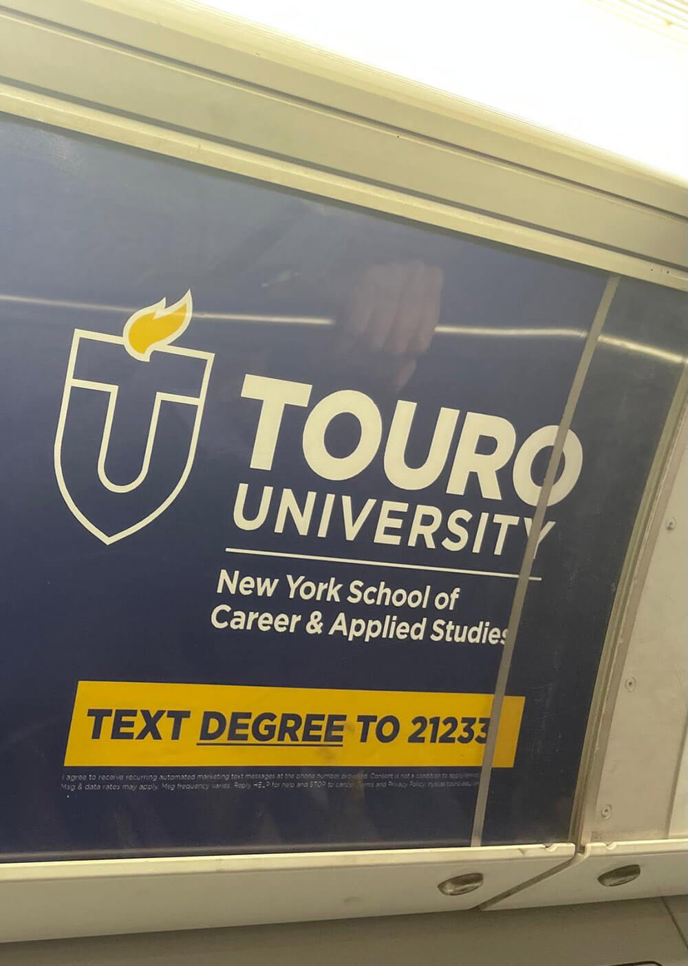 Short Code Touro University text messaging