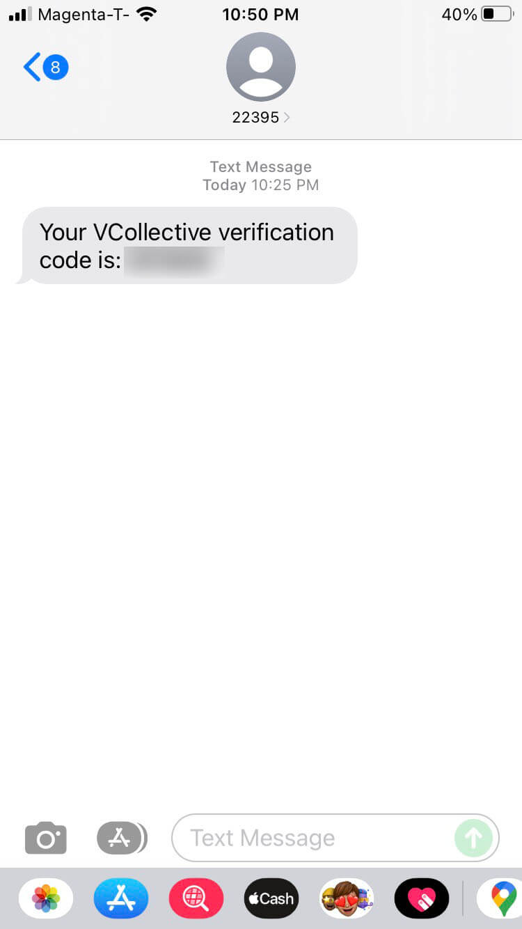 Short Code VCollective text messaging