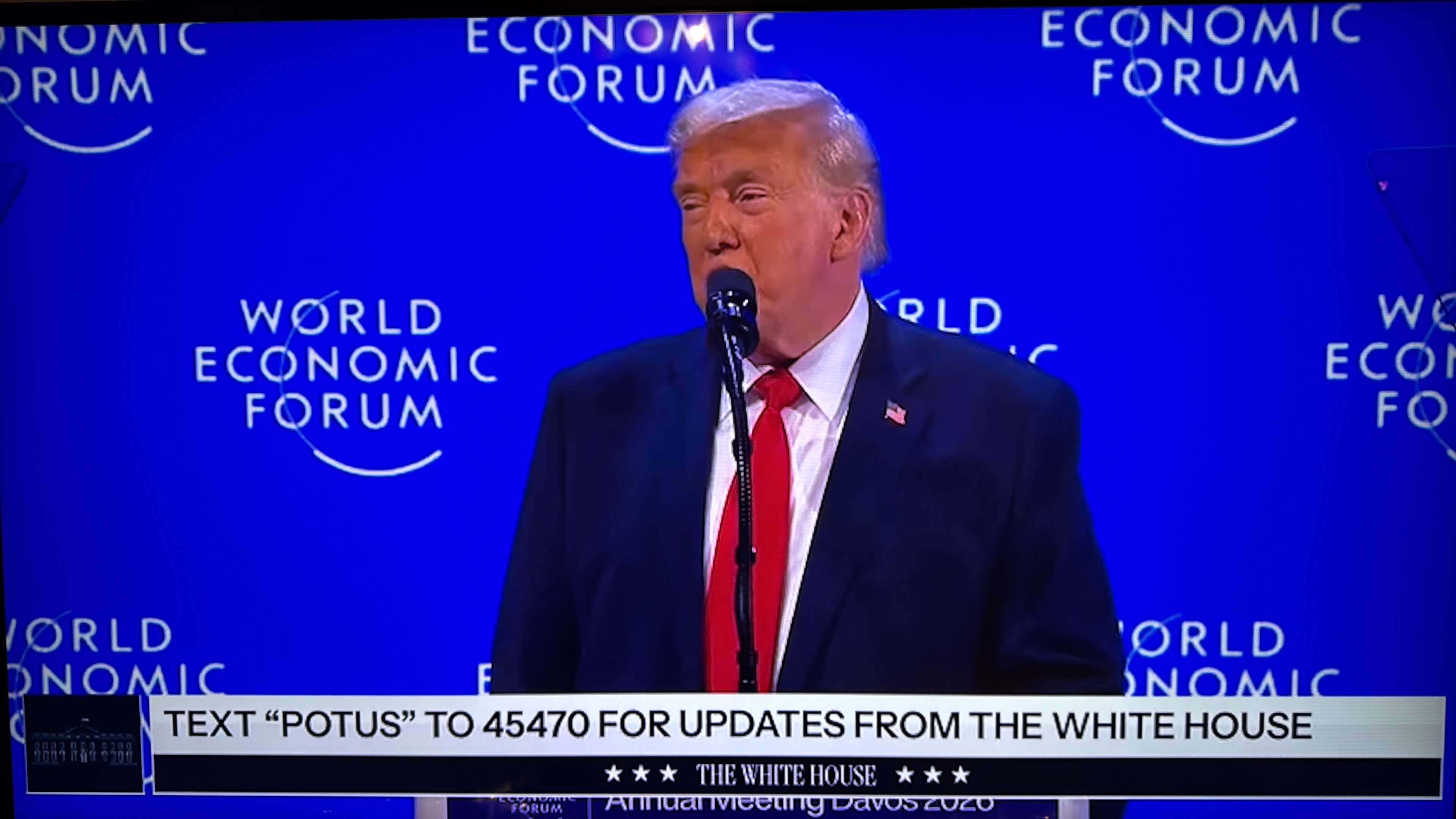 Short Code The White House text messaging