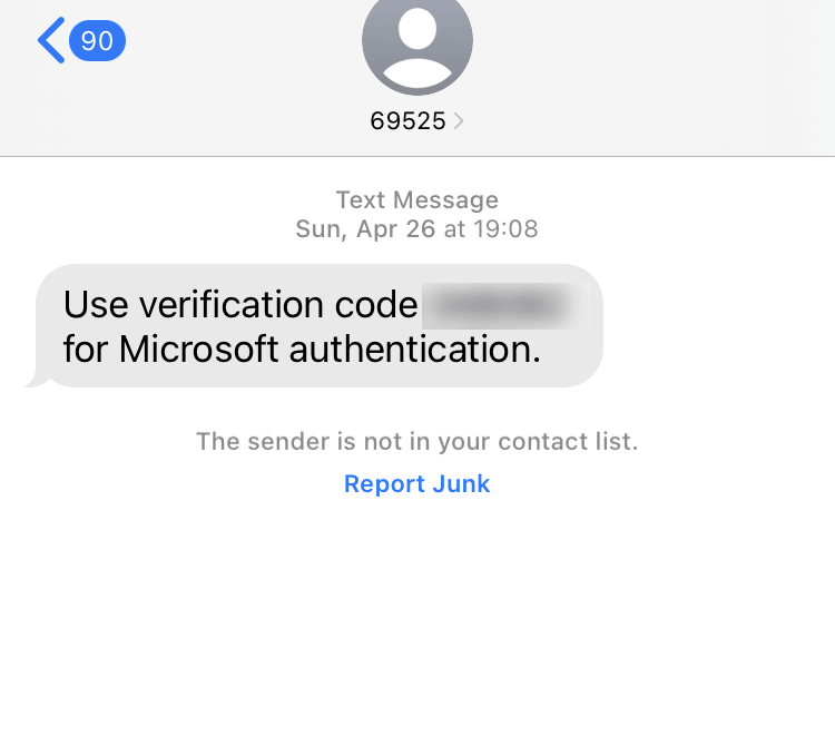 Short Code Microsoft  text messaging
