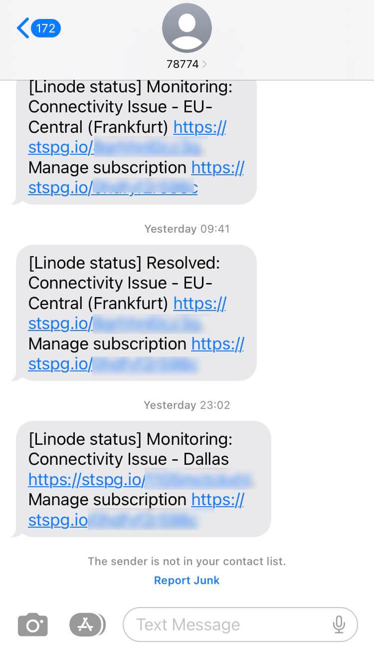 Short Code Atlassian text messaging