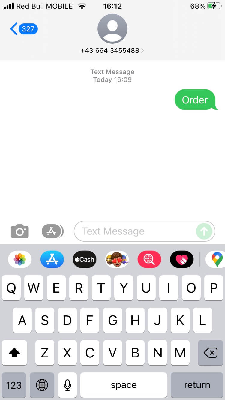 Long Code 1516 Brewing Company text messaging